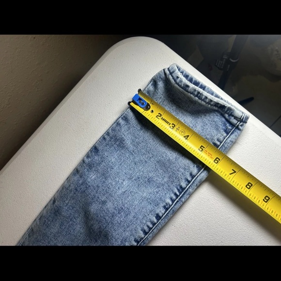 True Religion Men Size 28 Blue Jeans Billy Super T Skull Limited Edition - Picture 5 of 11